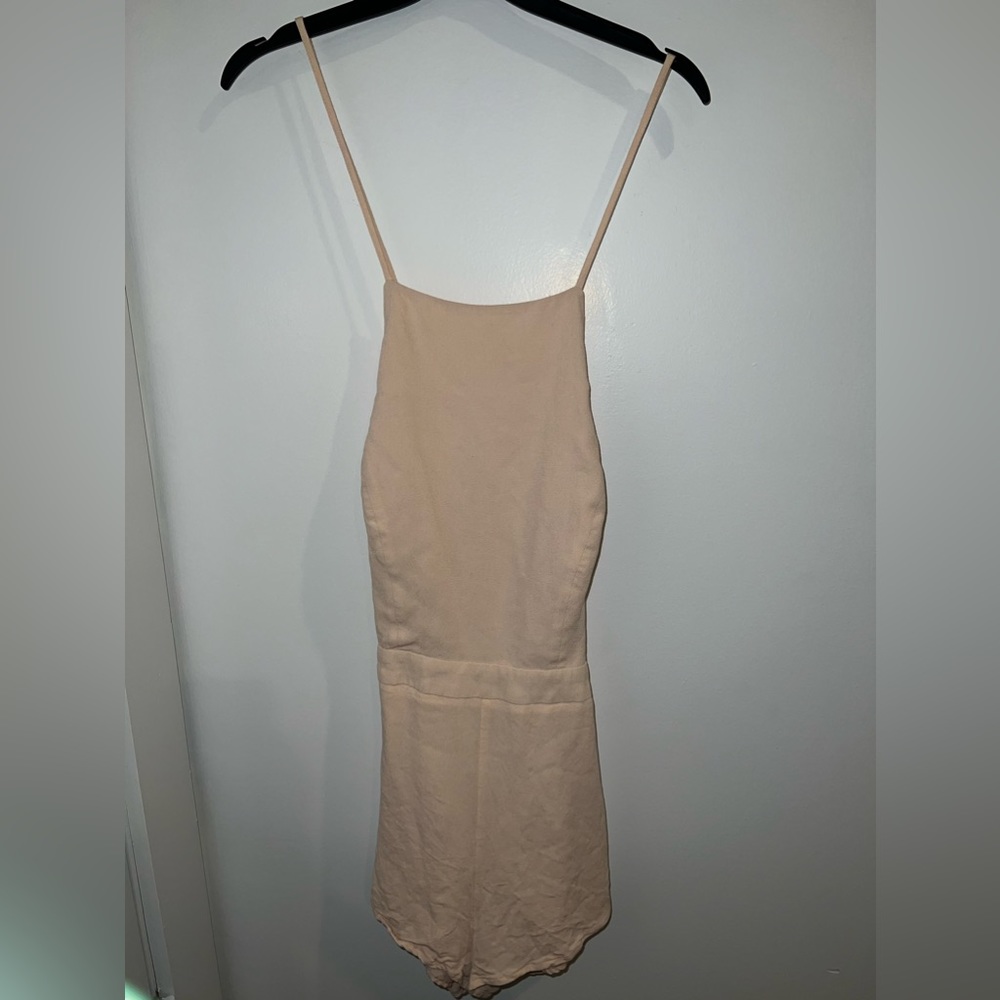 Cute pink cutout romper